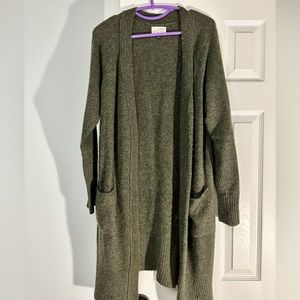 Universal Thread long open cardigan